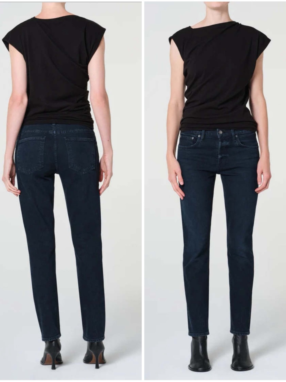 AGOLDE Cocktail Ankle Jean In Substitute Dark Wash Blue Size 32 NWT Sustainable